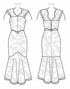 McCall's Women's Fully Lined Special Occasion and Evening Dress Nicole Miller,