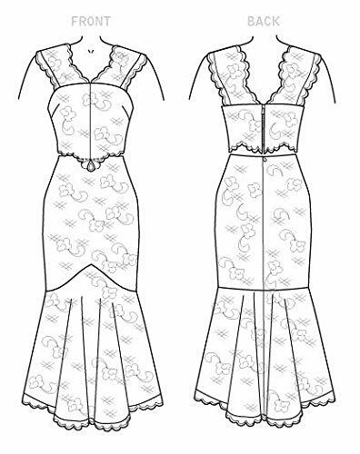 McCall's Women's Fully Lined Special Occasion and Evening Dress Nicole Miller,