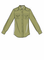 McCall's Patterns McCall's Women and Men's Button-Up Dress Shirt, Sizes S-L