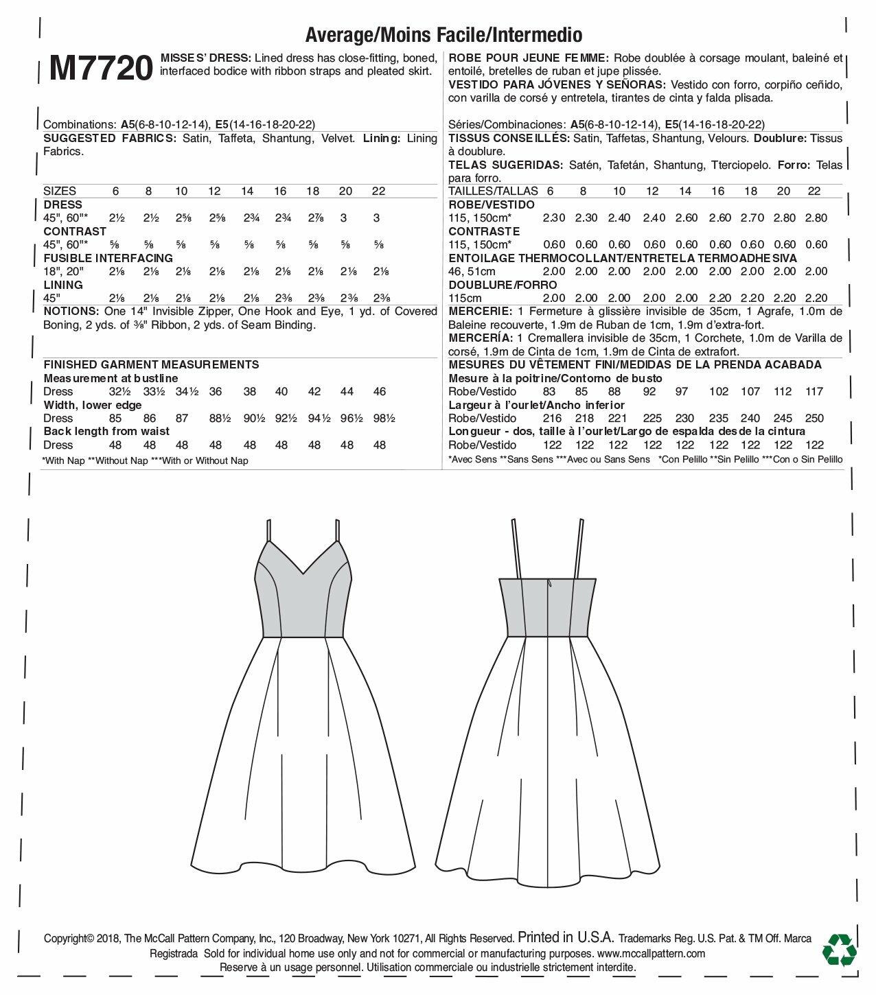 McCall's Patterns Misses Dress