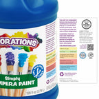 1 Gallon Colorations Paraben-Free Tempera Paint for Kids Vibrant Violet.