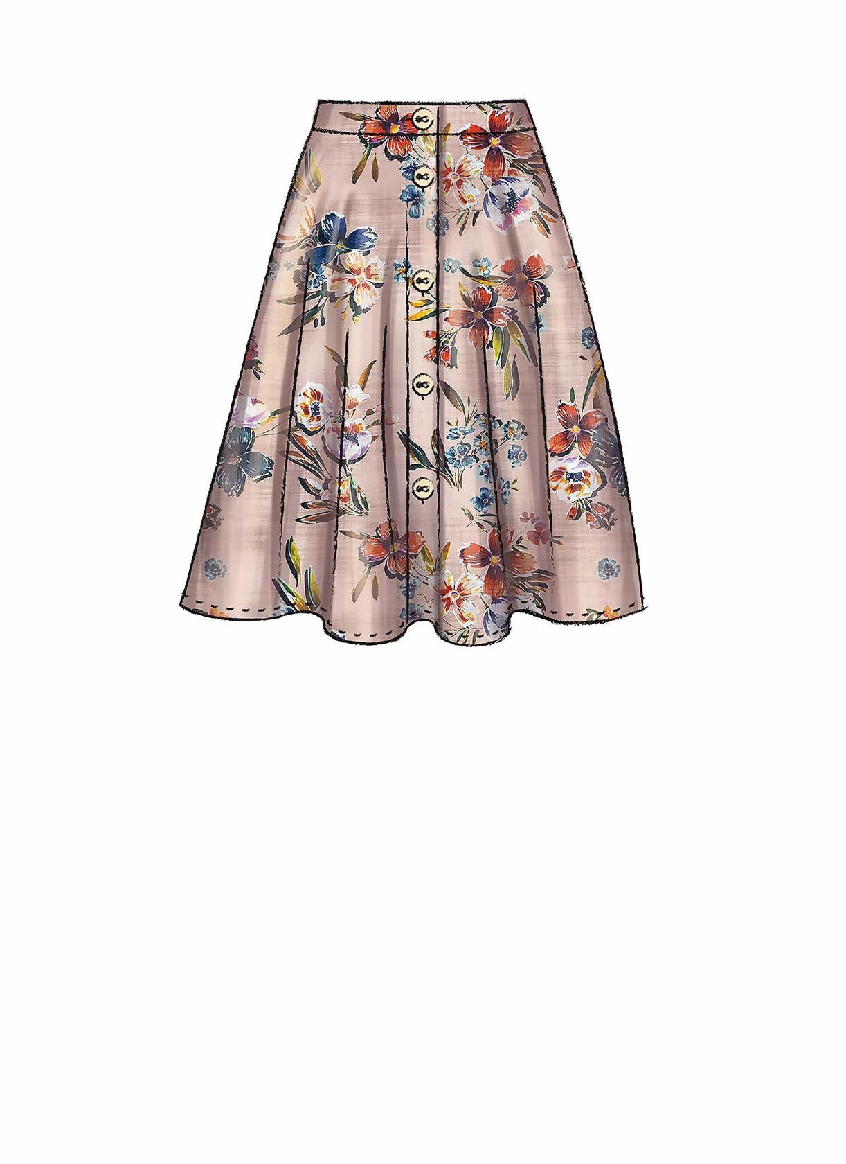 McCall Pattern Company McCall's Women's Unlined Skirt Sewing Patterns, Sizes