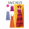 McCall Pattern Company M6967 Misses' Top, Tunic, Dresses and Skirt, Size E5