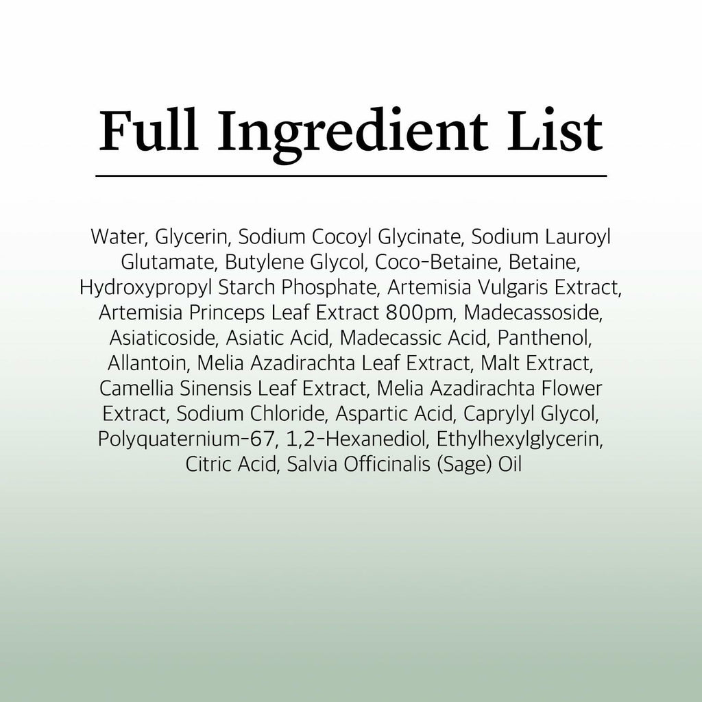 ROUND LAB Mugwort Calming Cleanser | Cleanse and calm simultaneously, Formulated