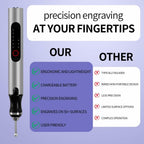 Wireless Engraving Pen Kit - Precision Tool for Artists & DIY | Engrave Jade,