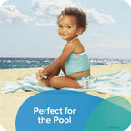 34 Count Swim Diapers Size 5 ( 31 Pound) - Pampers Splashers Disposable Swim