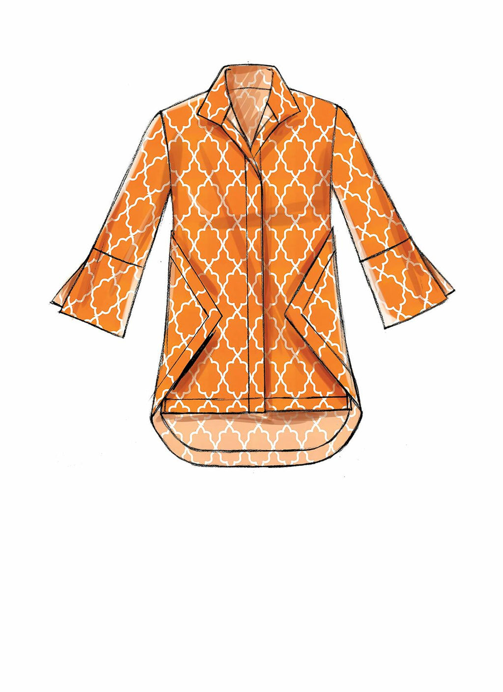 McCall Pattern McCall's Women's Collared Shirt Palmer/Pletsch, Sizes 16-24