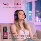 OPEN BOX - ASAKUKI Essential Oils for Diffuser – 6 Mood Essential Oil Blends