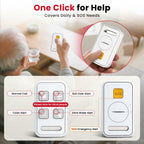 CallToU Elderly Monitor with Camera and Audio, 2-Way Talk Baby Monitors for