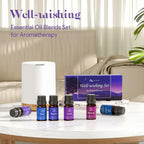 OPEN BOX - ASAKUKI Essential Oils for Diffuser – 6 Mood Essential Oil Blends