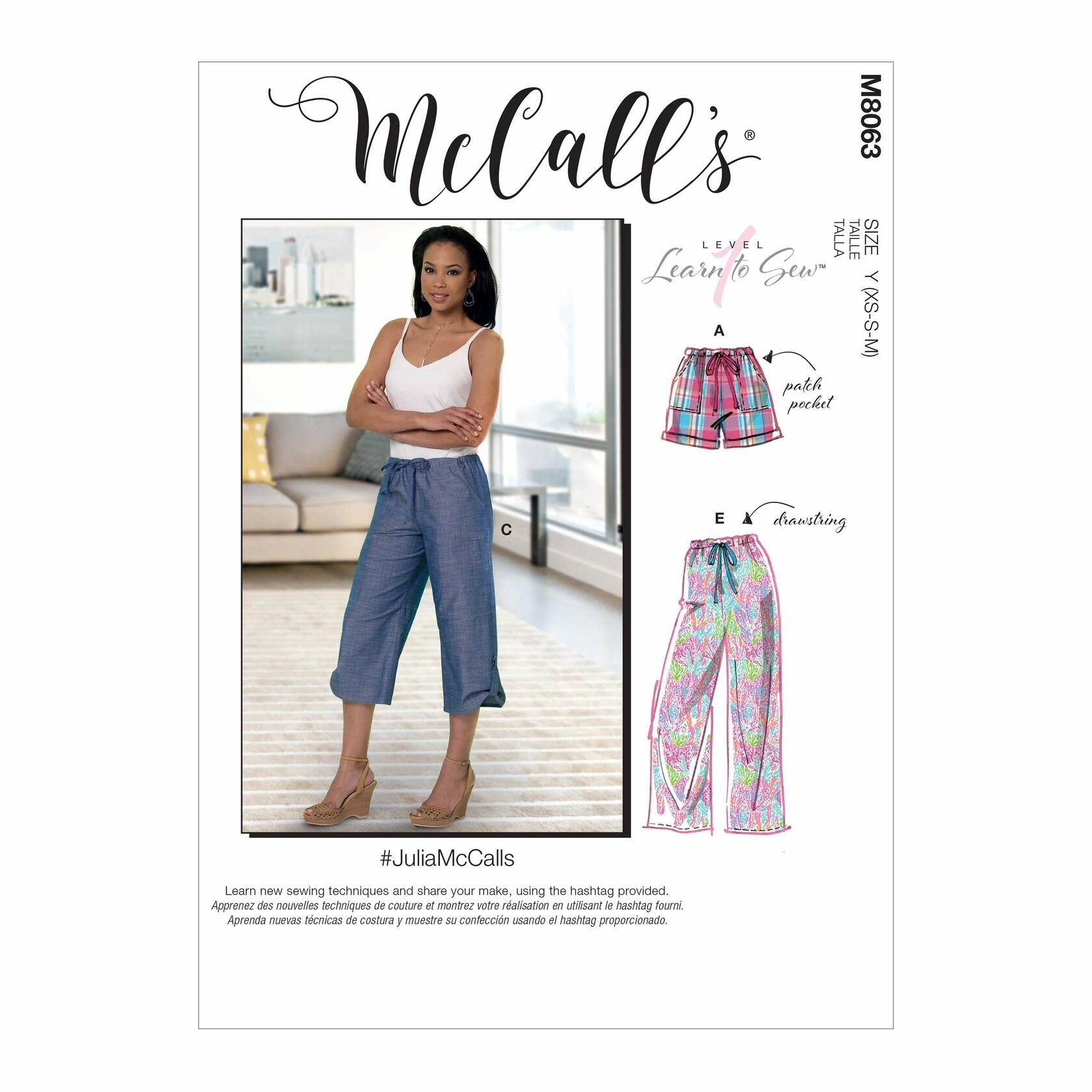 McCall Pattern XS-S-M Various.