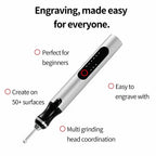 Wireless Engraving Pen Kit - Precision Tool for Artists & DIY | Engrave Jade,