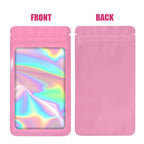 EONJOE 100-pack 4×6 inch mylar bags with clear window holographic resealable