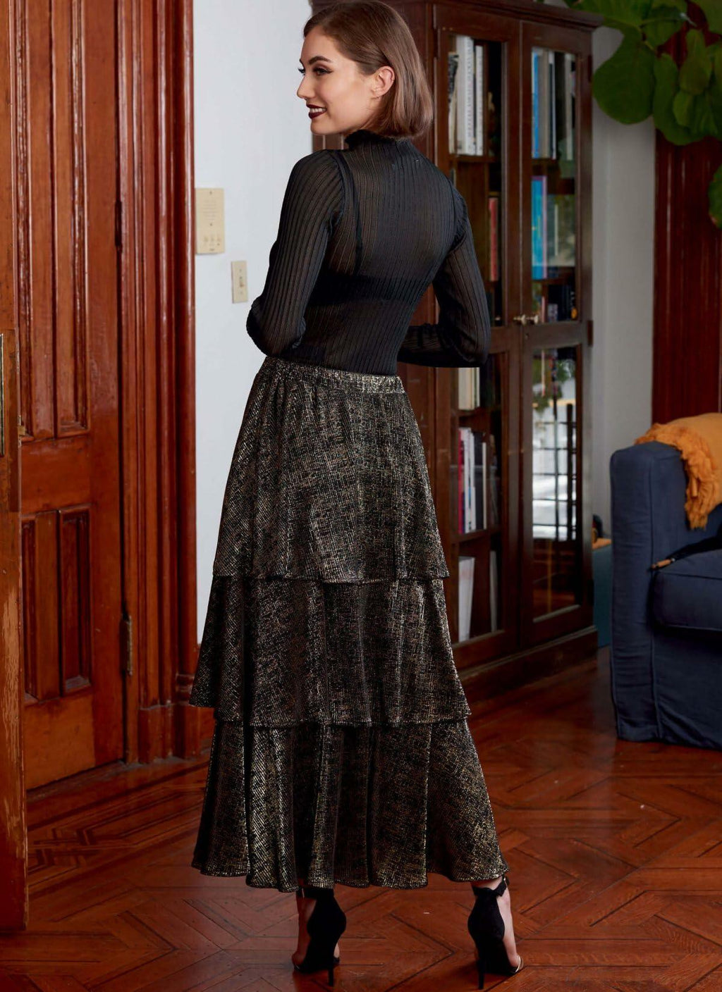 McCall's Sewing Pattern M8150 Misses' Tiered Skirts, Size F5 (16-18-20-22-24)