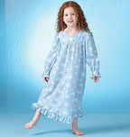 McCall's Patterns M7221 Children's/Girls' Robe, Gowns, Top and Pants Sewing