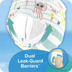 34 Count Swim Diapers Size 5 ( 31 Pound) - Pampers Splashers Disposable Swim