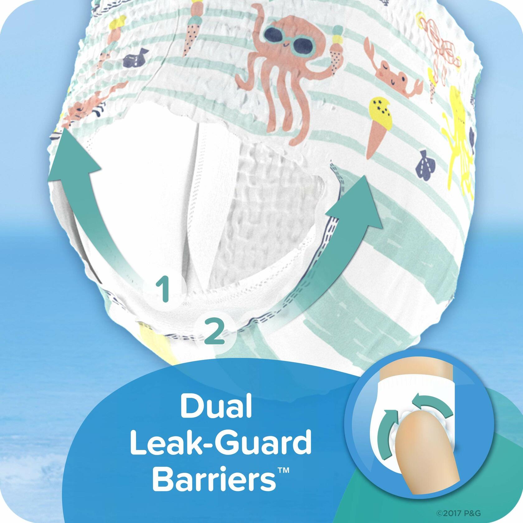 34 Count Swim Diapers Size 5 ( 31 Pound) - Pampers Splashers Disposable Swim