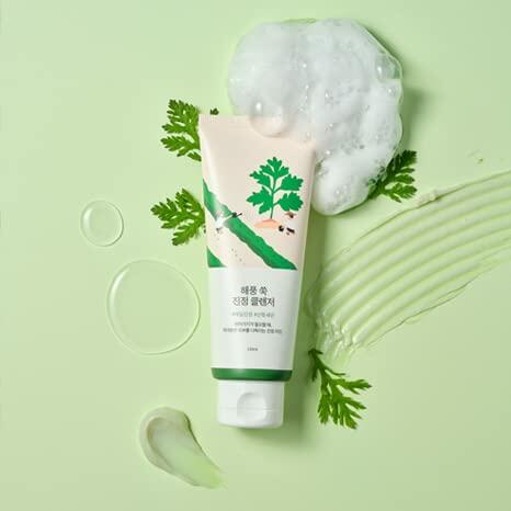 ROUND LAB Mugwort Calming Cleanser | Cleanse and calm simultaneously, Formulated