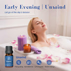 OPEN BOX - ASAKUKI Essential Oils for Diffuser – 6 Mood Essential Oil Blends