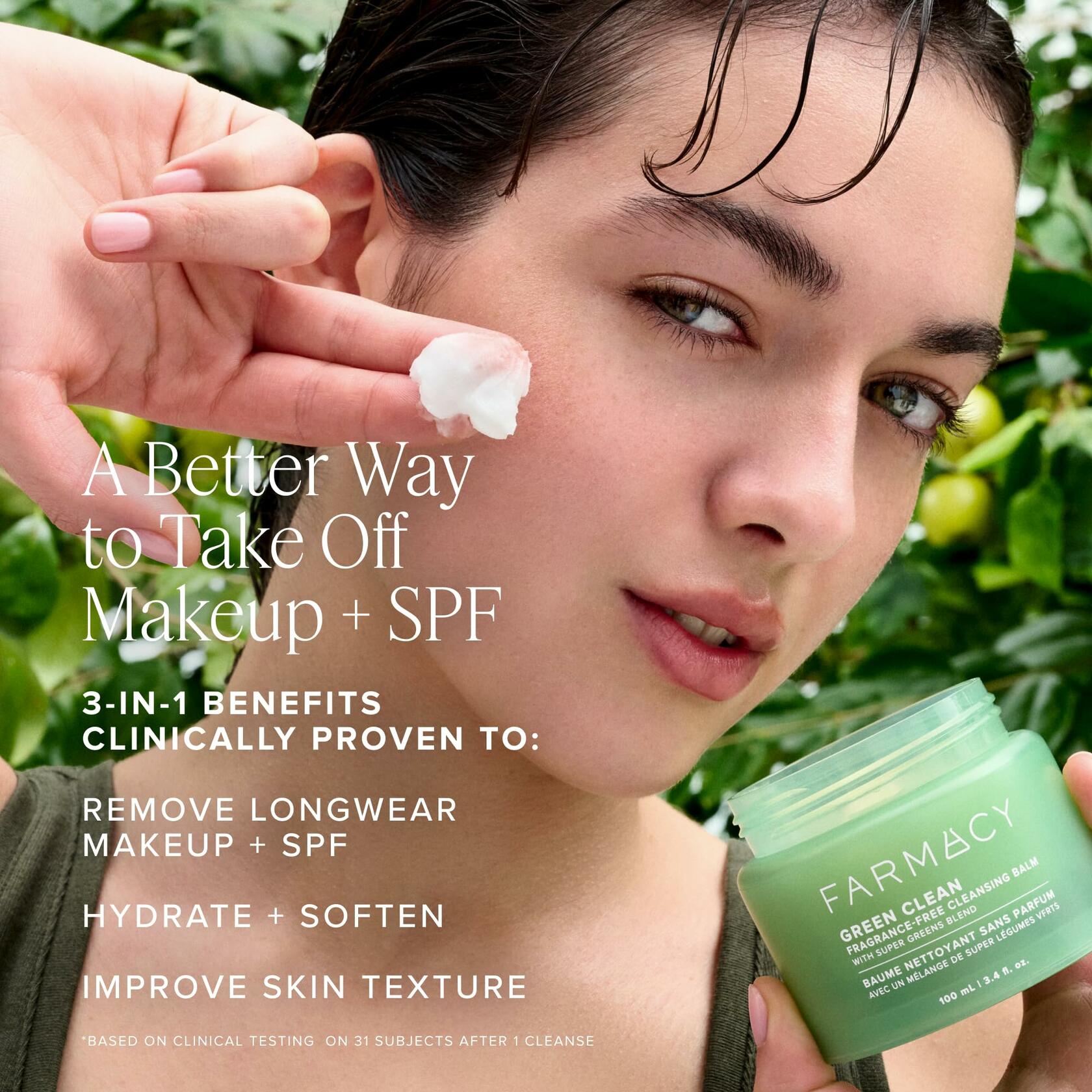 Farmacy Sensitive Skin Makeup Remover Cleansing Balm - Green Clean Waterproof