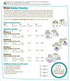 KWIK-SEW PATTERNS K0170 Babies Booties