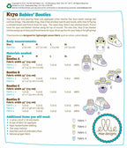 KWIK-SEW PATTERNS K0170 Babies Booties