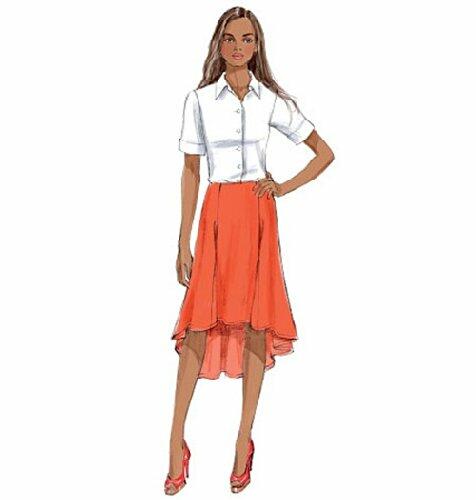 Butterick Patterns B6059 Misses' Skirt Sewing Template, Size E5 (14-16-18-20-22)