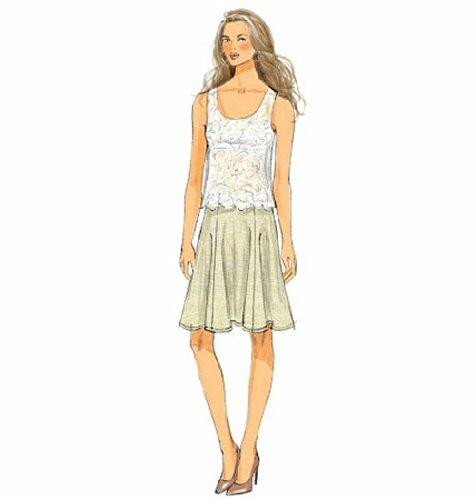 Butterick Patterns B6059 Misses' Skirt Sewing Template, Size E5 (14-16-18-20-22)