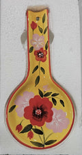 ACK Tuscan Collection English Garden Deluxe Hand-Painted Ceramic Spoon Rest
