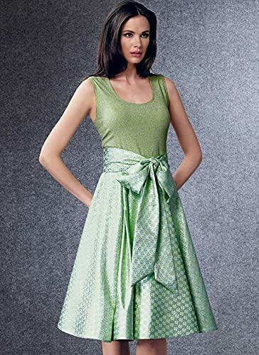 Vogue Patterns V1732A5 Misses Skirt/Pants, a5 (6-8-10-12-14), White