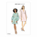 Vogue V9344A5 Very Easy to Sew Women's Fitted Dress Sewing Patterns, Sizes 6-14