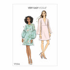 Vogue V9344A5 Very Easy to Sew Women's Fitted Dress Sewing Patterns, Sizes 6-14