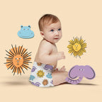 76ct Hello Bello Premium Diapers Size NB, Safari Squad & Shine and Dandy