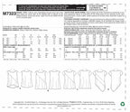 McCall's Patterns M7323 Misses' Asymmetrical Seam-Detail Tops, Y