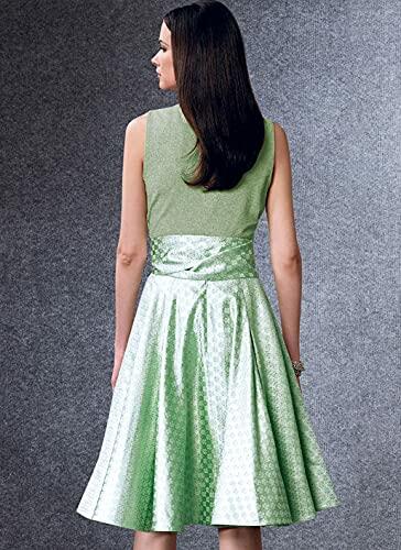 Vogue Patterns V1732A5 Misses Skirt/Pants, a5 (6-8-10-12-14), White