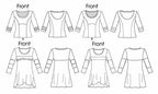 VOGUE PATTERNS V8817 Misses Top, Size F5 (16-18-20-22-24)