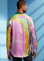 Vogue V1622MXX Unisex Fitted Button-Up Shirt Sewing Patterns by Rachel Comey,