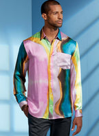 Vogue V1622MXX Unisex Fitted Button-Up Shirt Sewing Patterns by Rachel Comey,