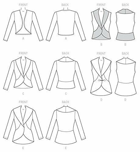 McCall's Patterns M7254 Misses' Cardigans, Z (Large-X-Large)