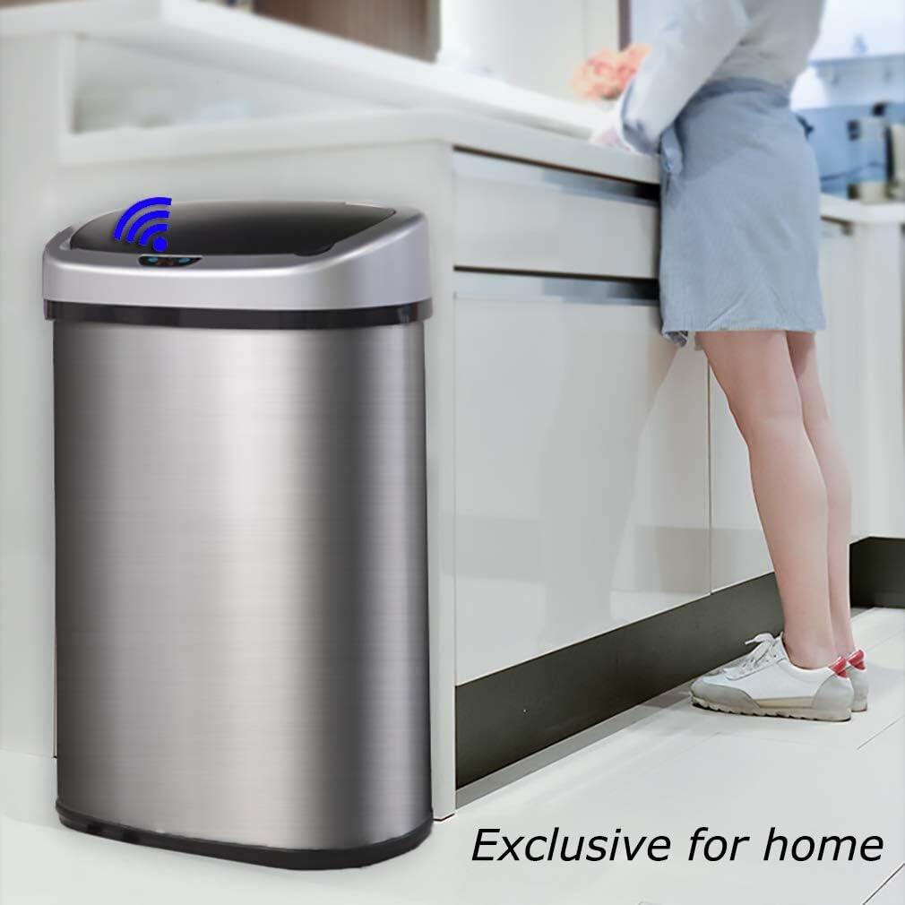 FDW Trash can for Bathroom, Bedroom, Home Office Automatic Touch Free