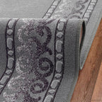 Grey Antep Rugs Alfombras Bordered Modern 3x5 Non-Slip (Non-Skid) Low Pile