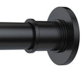 BRIOFOX Industrial Shower Curtain Rod - Rustproof Non-Slip 43-72 Inch Stainless