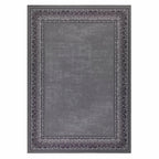 Grey Antep Rugs Alfombras Bordered Modern 3x5 Non-Slip (Non-Skid) Low Pile