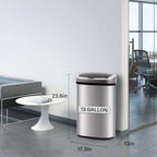 FDW Trash can for Bathroom, Bedroom, Home Office Automatic Touch Free
