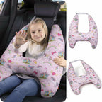 Unicorn Pink eaonitu Travel Pillow Car Cushion for Kids 6 Years Old+ Shoulder