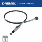 Dremel Flex Shaft Rotary Tool Attachment with Comfort Grip and 36” Long Cable -