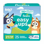 50 Count Pampers Training Pants - Easy Ups Boys & Girls Bluey - Size 2T-3T,