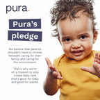 64 Count Pura Hypoallergenic Diapers, Size 1 (4-11 lbs), Newborn, Totally