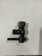 Westbrass R105BL-62 1/4-Turn Lever Handle Angle Stop Shut Off Valve, 5/8" OD x