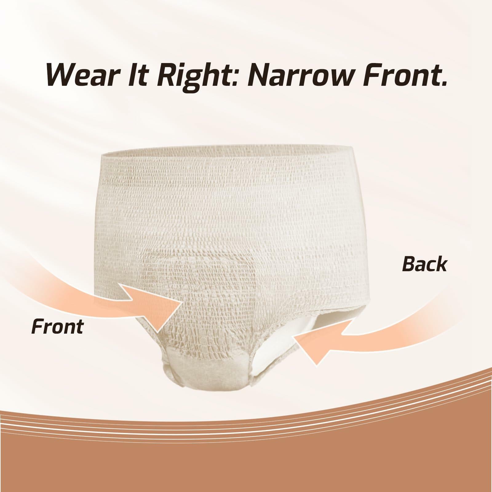 32 Count SUNKISS Women Incontinence Underwear, X Large Daytime Disposable